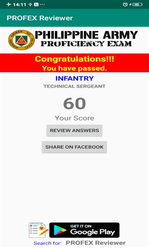 proficiency examination (profex) mobile registration|Philippine Army PROFEX APK for Android Download.